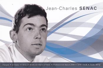2009 AG2R La Mondiale #NNO Jean-Charles Sénac Front